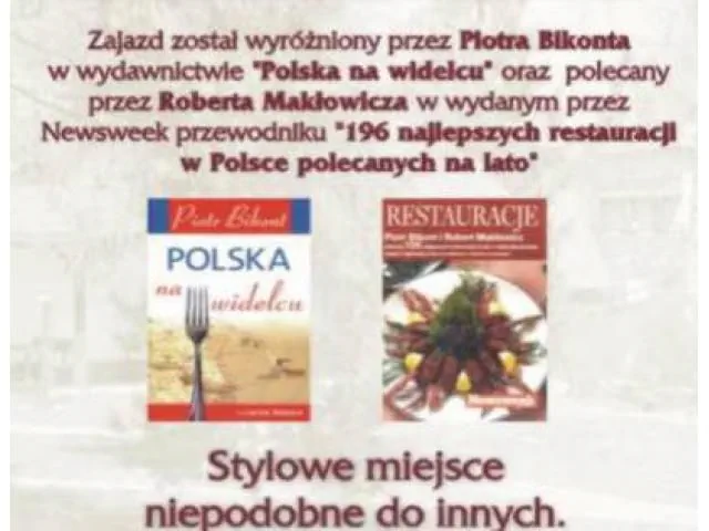 STYLOWY ZAJAZD POD CZARNYM KOGUTEM Czarna G&oacute;rna Czarna G&oacute;rna 56a