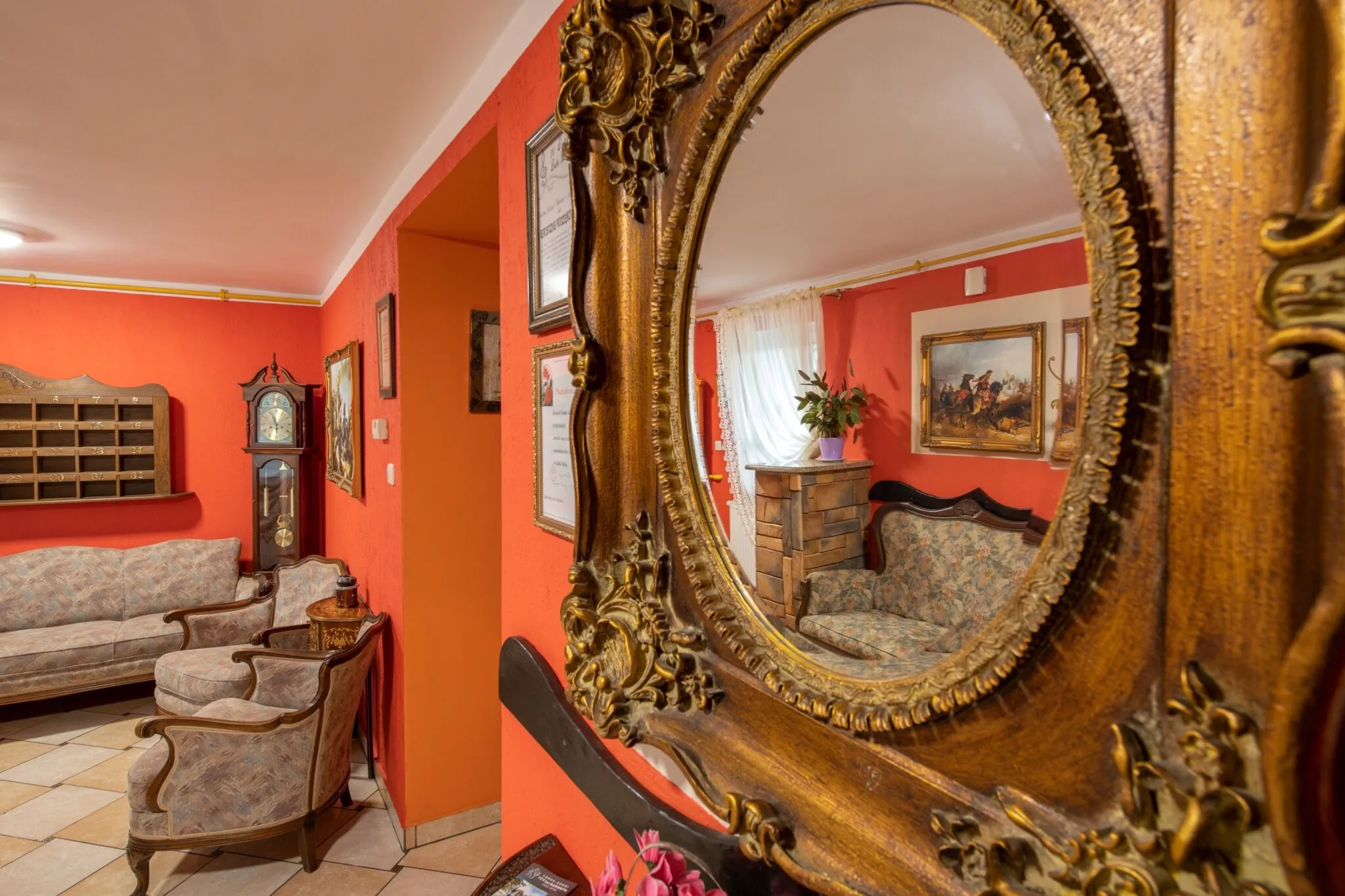 Pokoje gościnne JAMKA ul.Kopernika 14 - recepcja