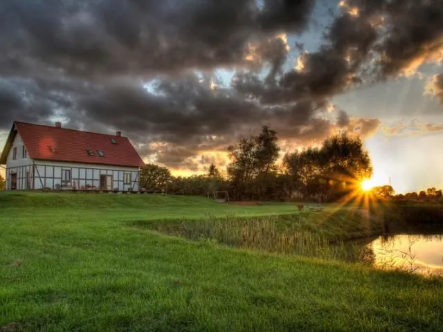 Widok z tarasu domku