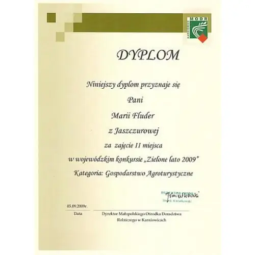 Agroturystyka Maria Fluder Jaszczurowa Jaszczurowa 66