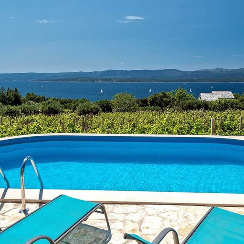 Ház Családok Részére Medencével Bol, Brac - 12228 Bol