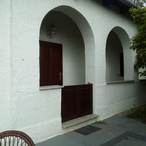 A ház bejárata - tornác