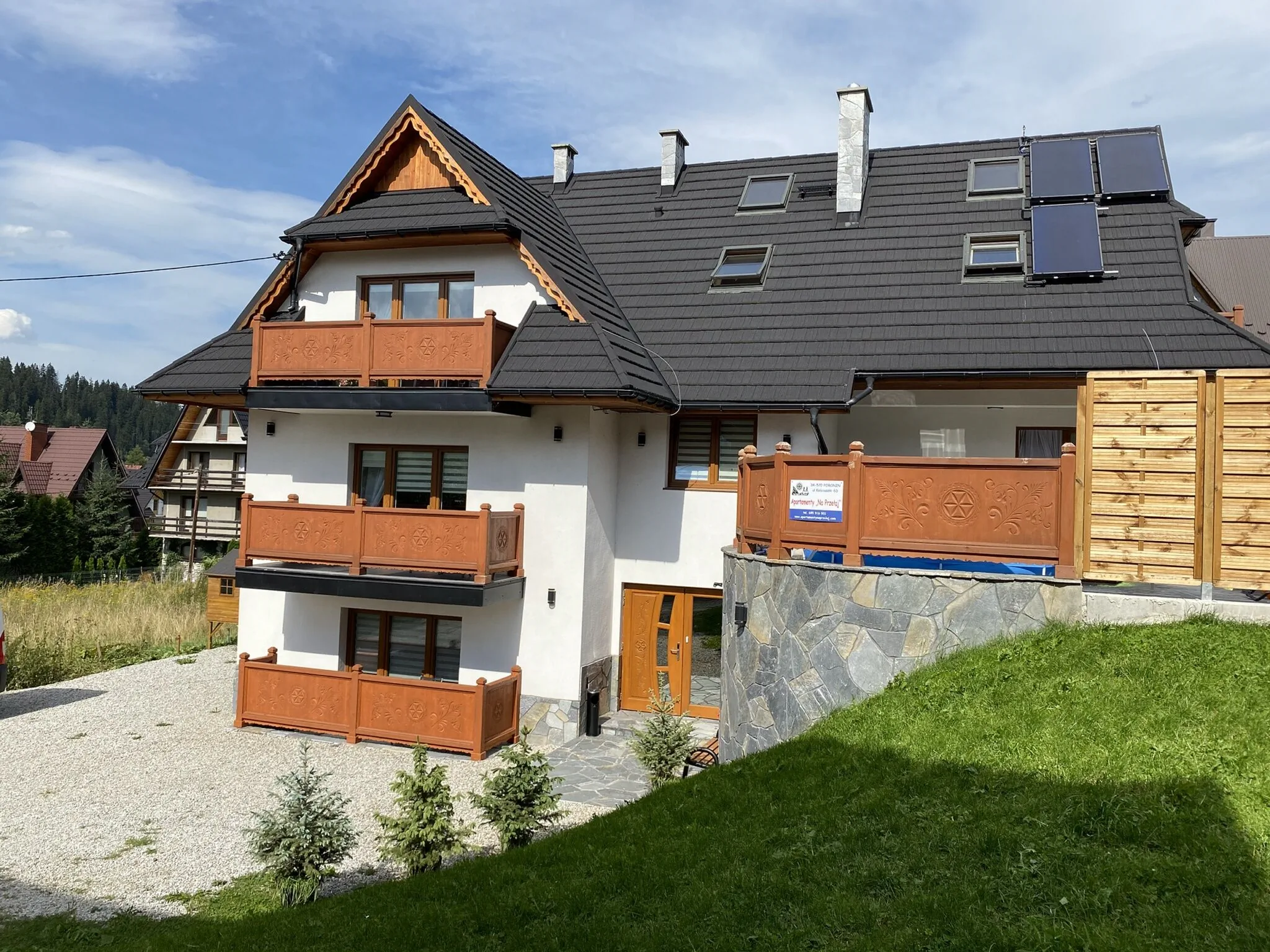 Elewacja od strony wejścia