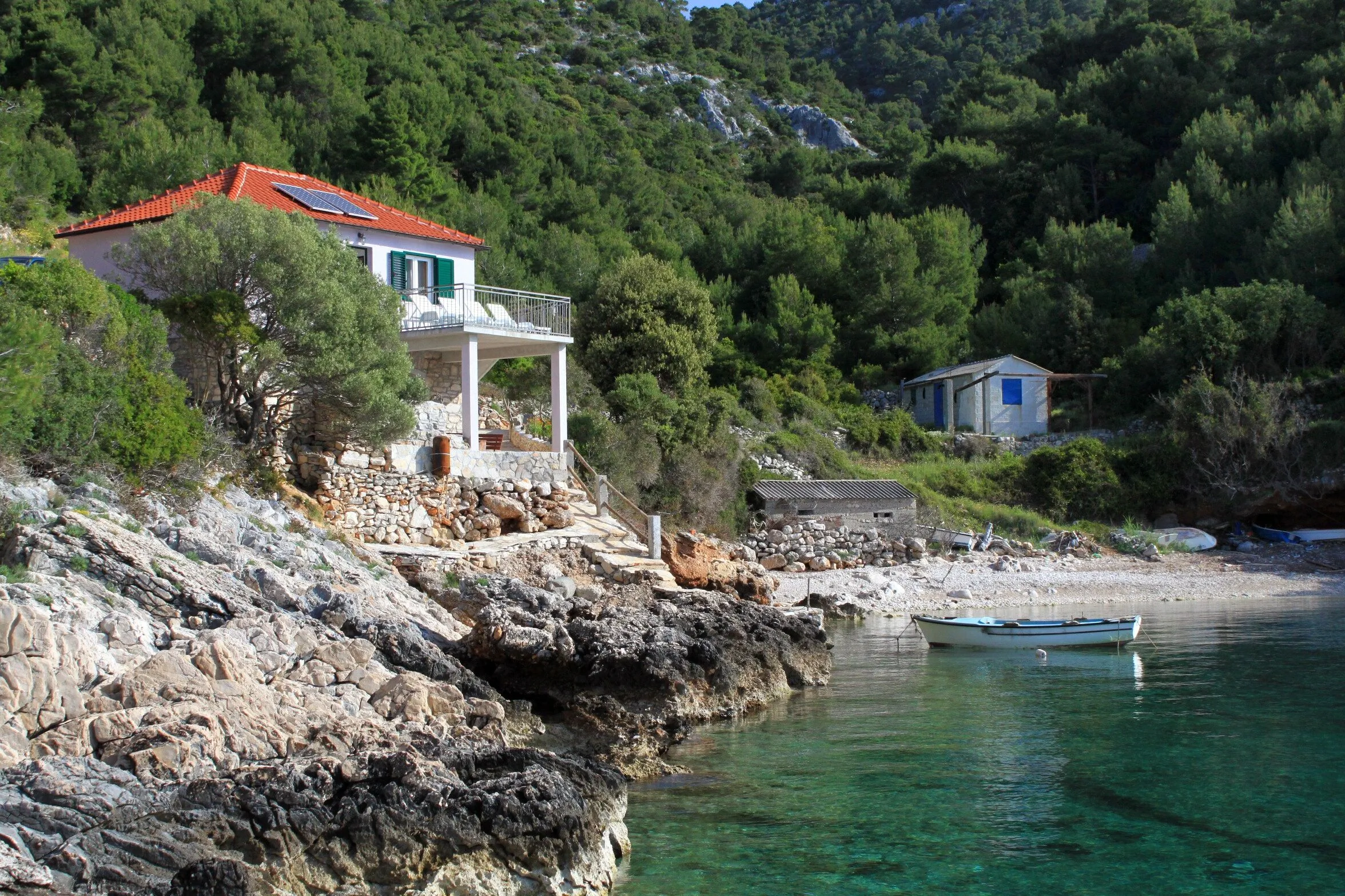 Secluded Fisherman's Cottage Cove Prisnjak, Hvar - 8763 Prisnjak