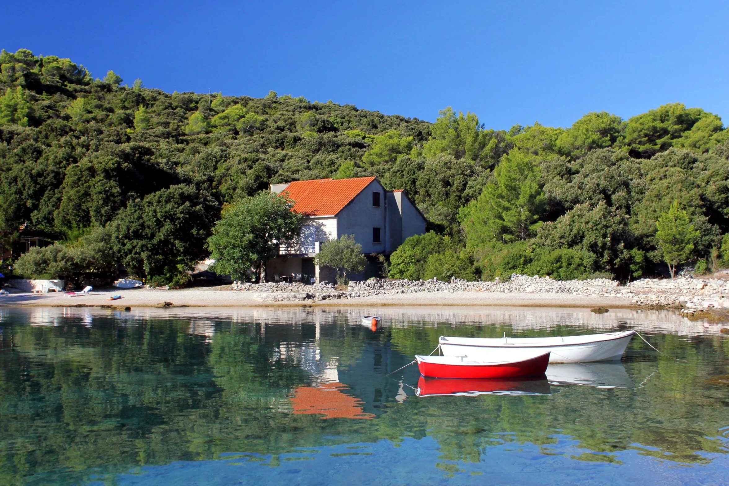 Nyaralóház A Tenger Mellett Öböl Vrbovica, Korcula - 9223 Vrbovica