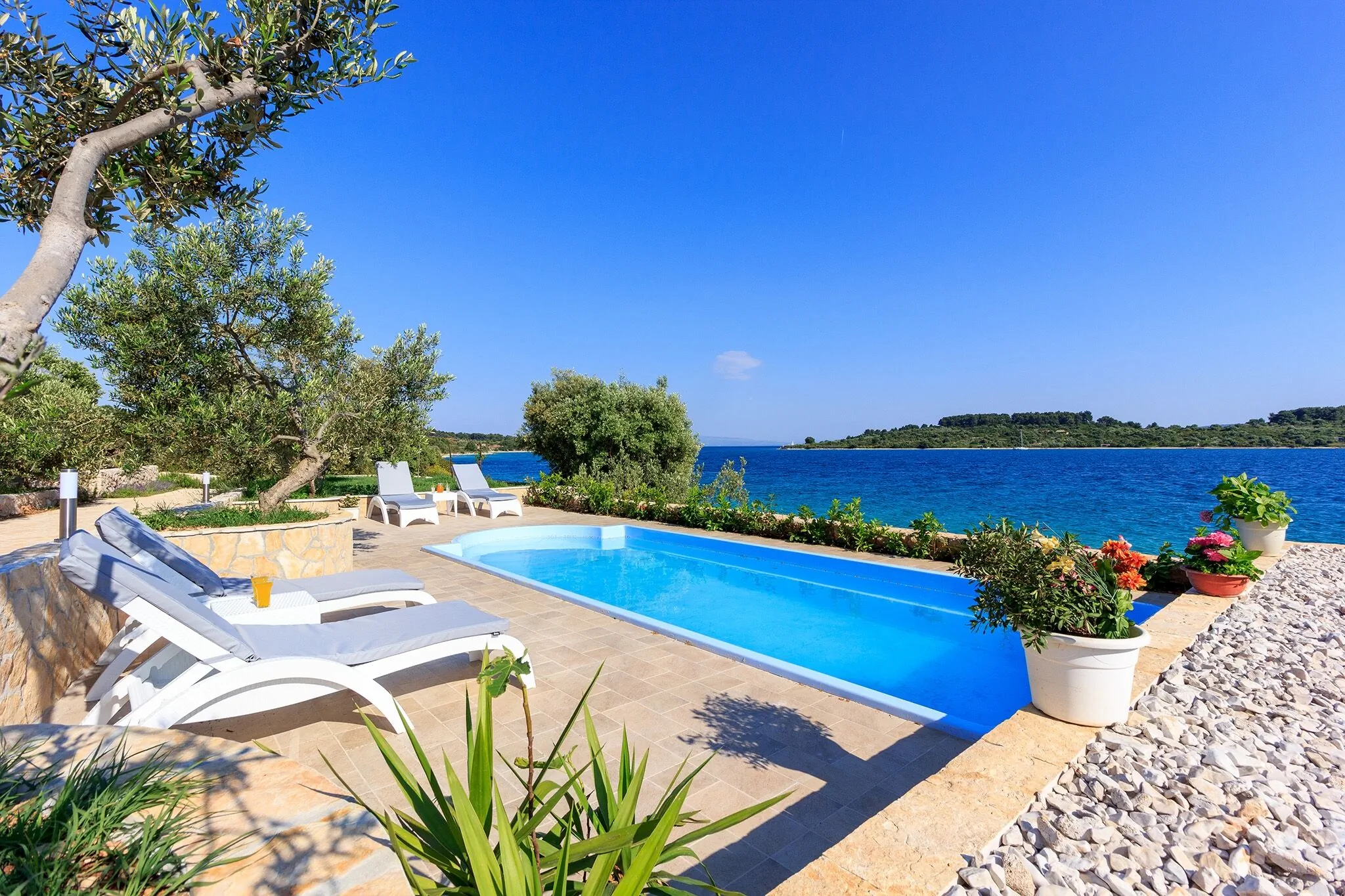 Seaside Luxury Villa With A Swimming Pool Cove Široka, Čiovo - 11749 Široka