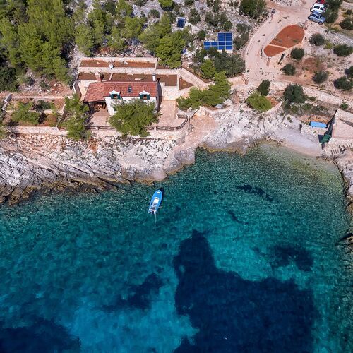 Halászkunyhó Nyaraláshoz A Tenger Mellett Öböl Golubinka, Hvar - 14344 Golubinka  2