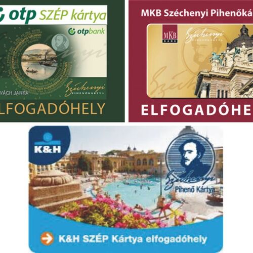 OTP, MKB és K&H elfogadóhely