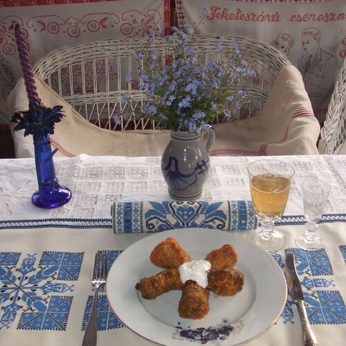 Tengeridarás töltött káposzta