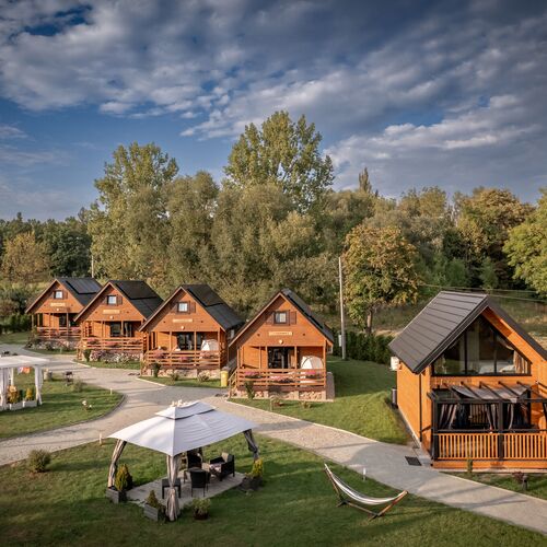 Domki Osada Widok na góry Polanica-Zdrój