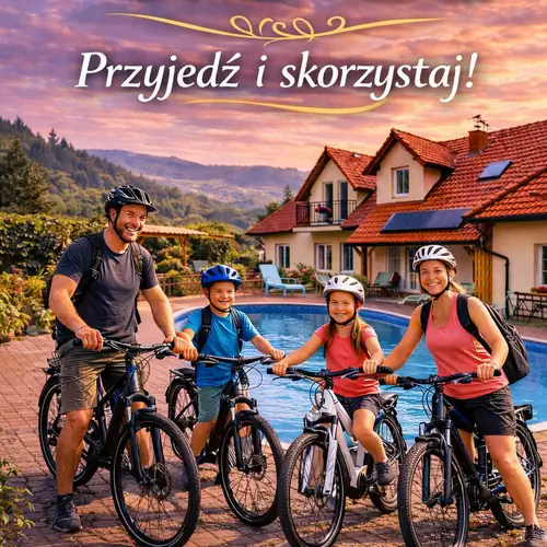 Wypożyczalnia rower&oacute;w elektrycznych na terenie obiektu