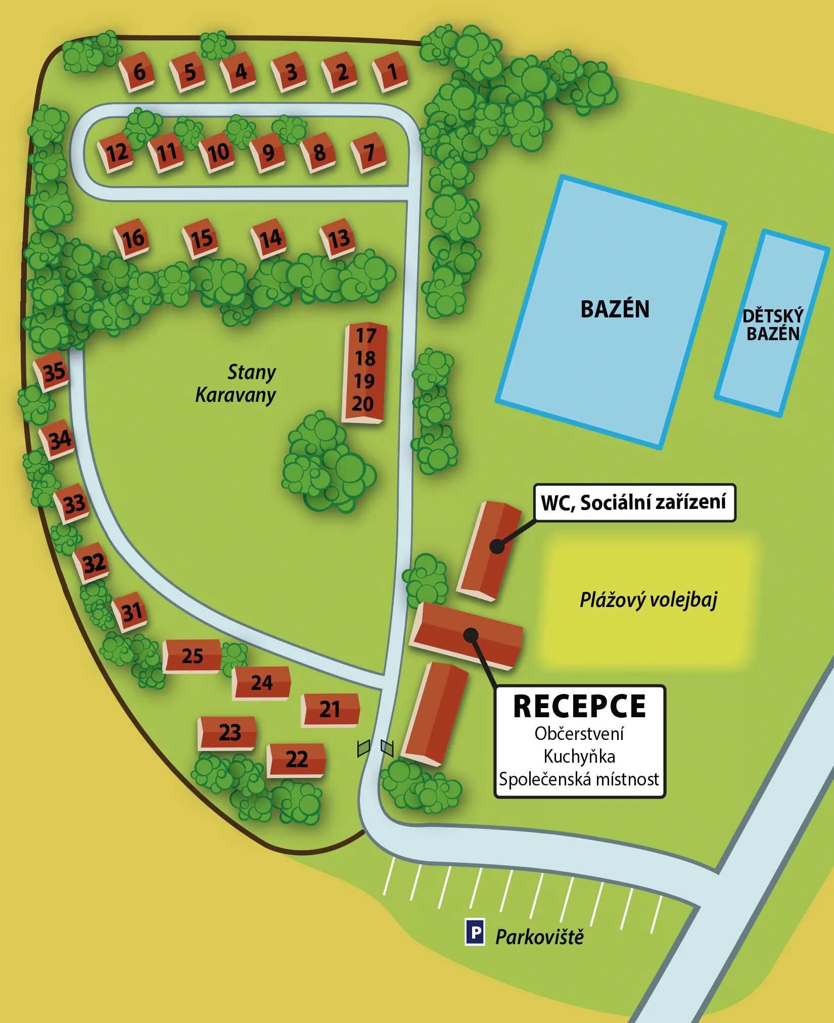 Rekreační areál Slunce Žandov