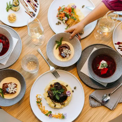 Fine dining večeře