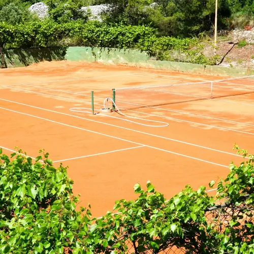 Shared tennis court