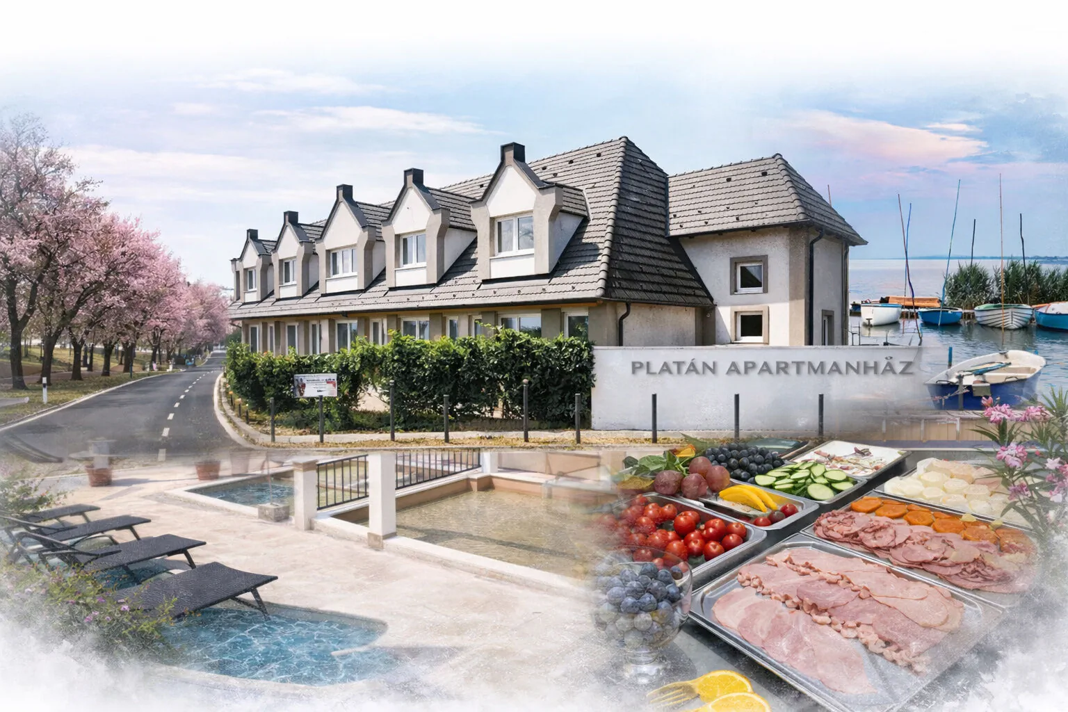 Platán Apartmanház Balatongyörök