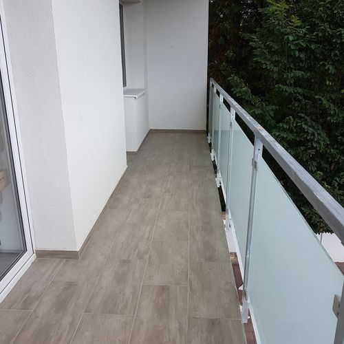 Privát erkélyünk - minden apartmanhoz tartozik 1 nagy méretű erkély