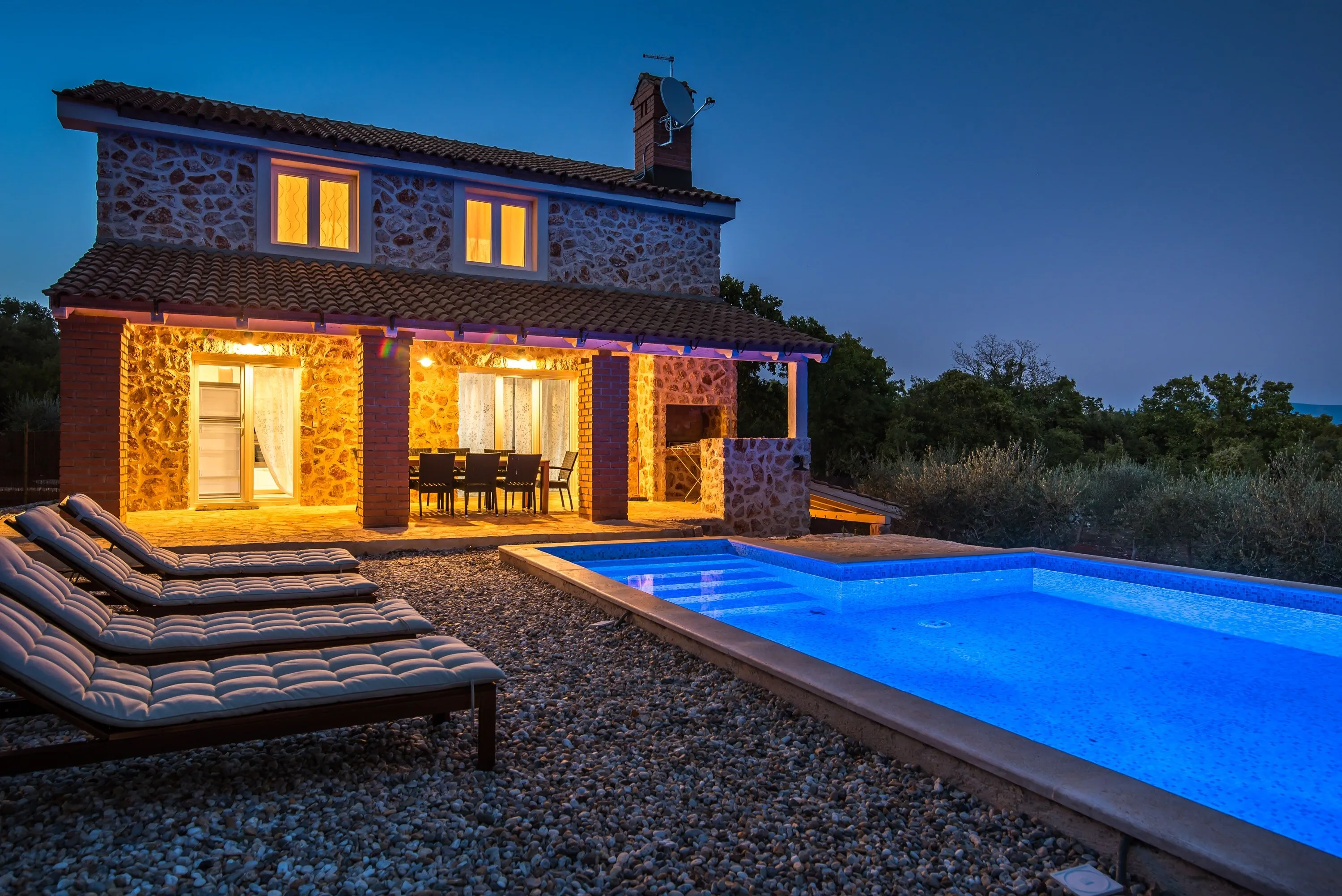 Luxury Villa With A Swimming Pool Risika, Krk - 17410 Risika