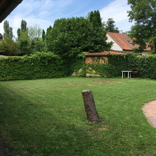 Hátsókert,zárt parkoló