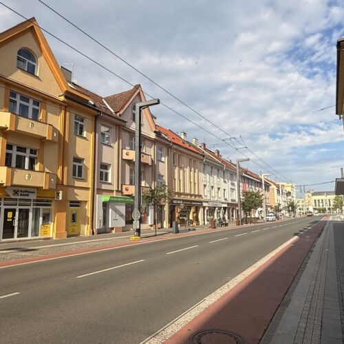 Ulice směr hlavní nádraží