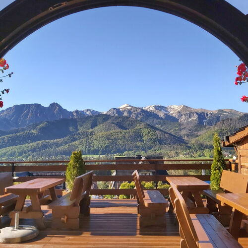 Widok z restauracji
