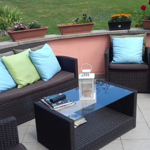 Pihenő hely a teraszon