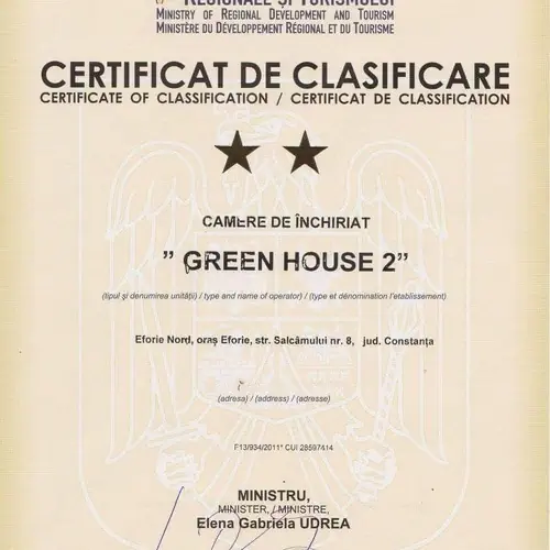 CERTIFICAT CLASIFICARE M.T.