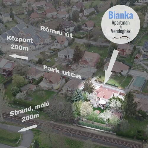 Bianka Apartman és Vendégház / épület és környék