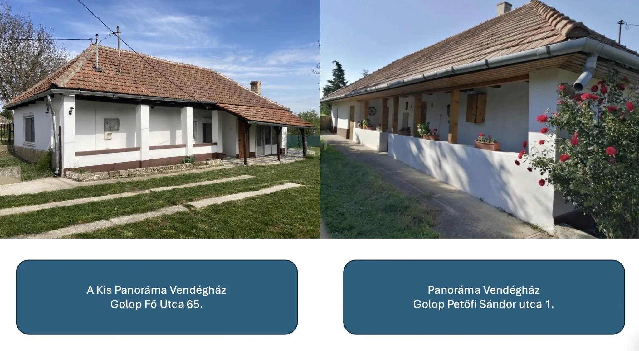 Panoráma Vendégház Golop