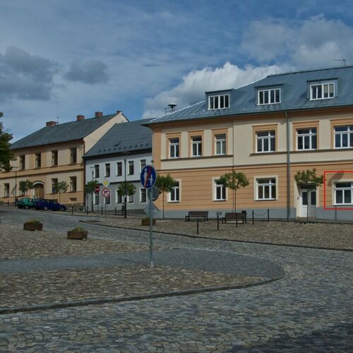 Budova apartm&aacute;nu Central - N&aacute;měst&iacute; 34, Ka&scaron;persk&eacute; Hory