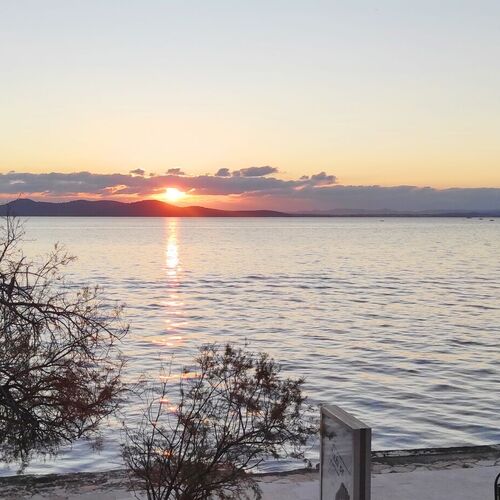 Zalazak sunca, pogled s terase