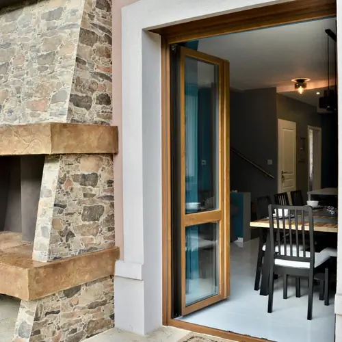 Wyjście z salonu na taras