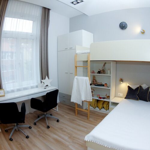 Kisszoba, amely használható gyerekszobaként vagy dolgozószobaként is (kép: Kétszobás apartman)