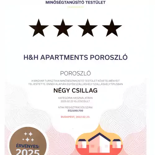 H&H Apartments Poroszló 020 kép