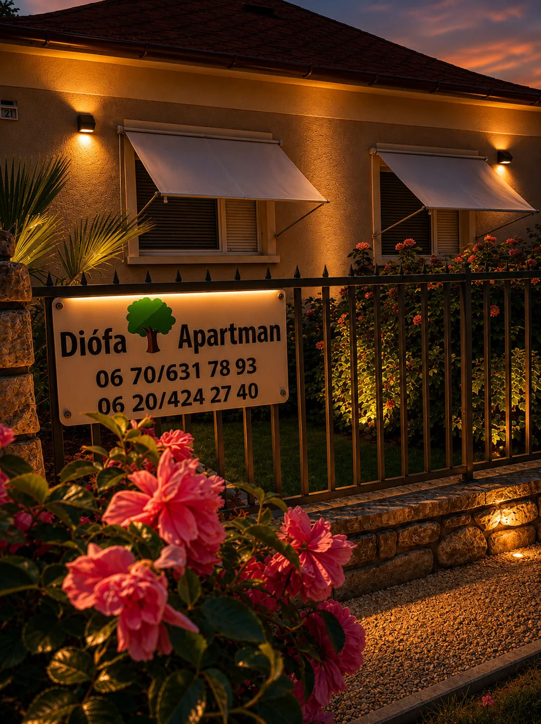 Diófa Apartman Balatonederics