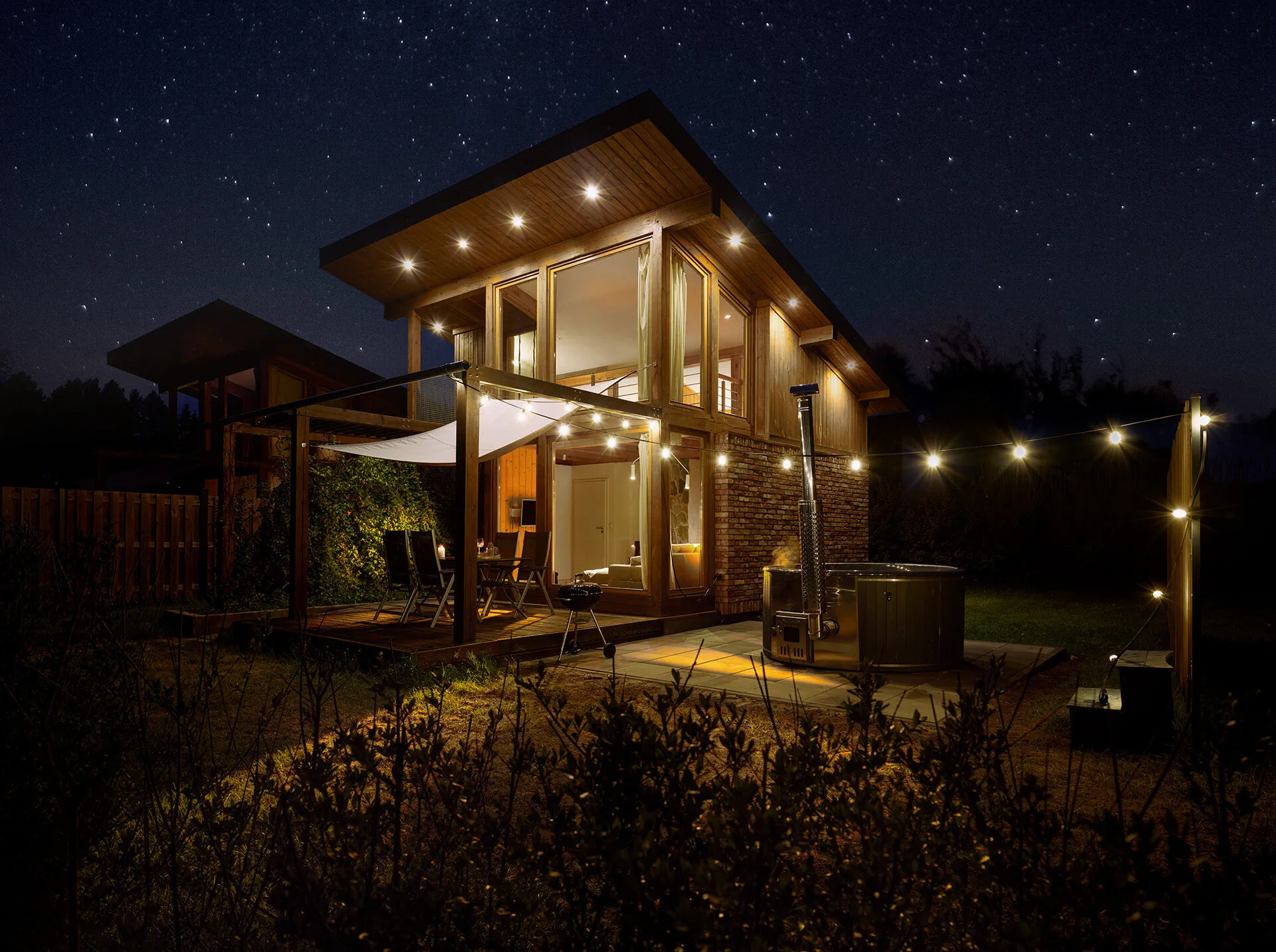 Rezerwat Wielin nad jeziorem (sauna, balia, jacuzzi, basen) 