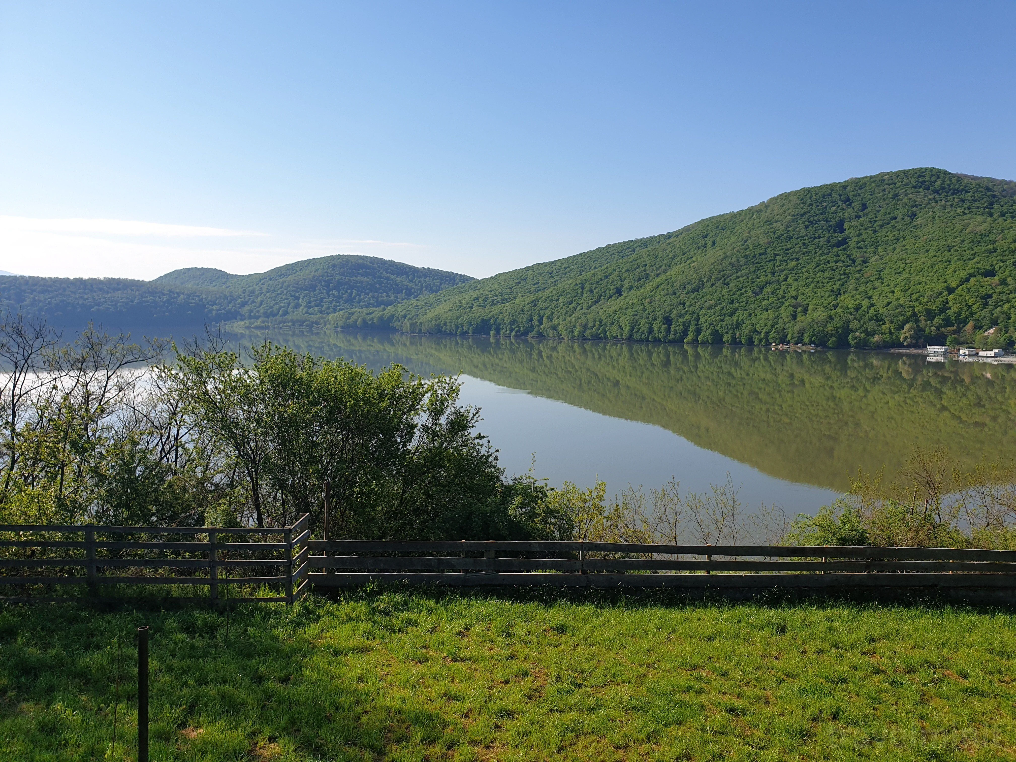 Amazing Panoramic View of Calinesti Oas Lake Călinești-Oaș