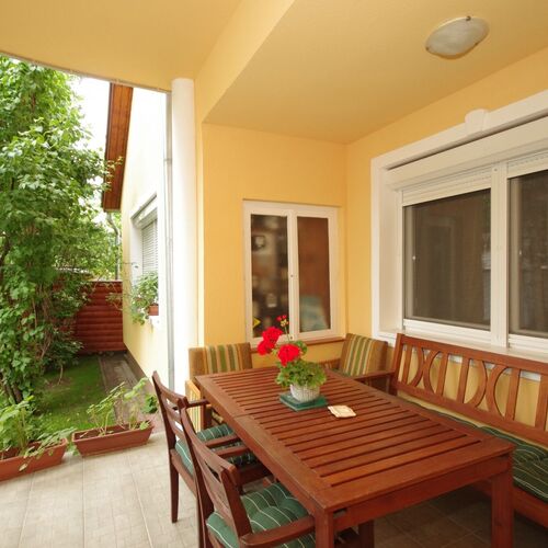 4 fős apartman terasza