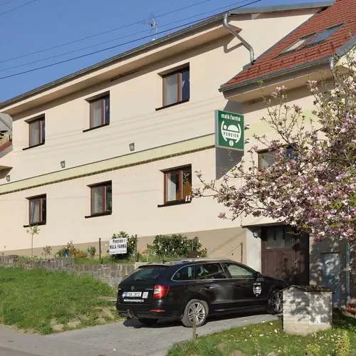 Hlavn&iacute; budova penzionu vč. parkov&aacute;n&iacute;