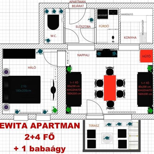 EWITA Családi Apartman Hajdúszoboszló