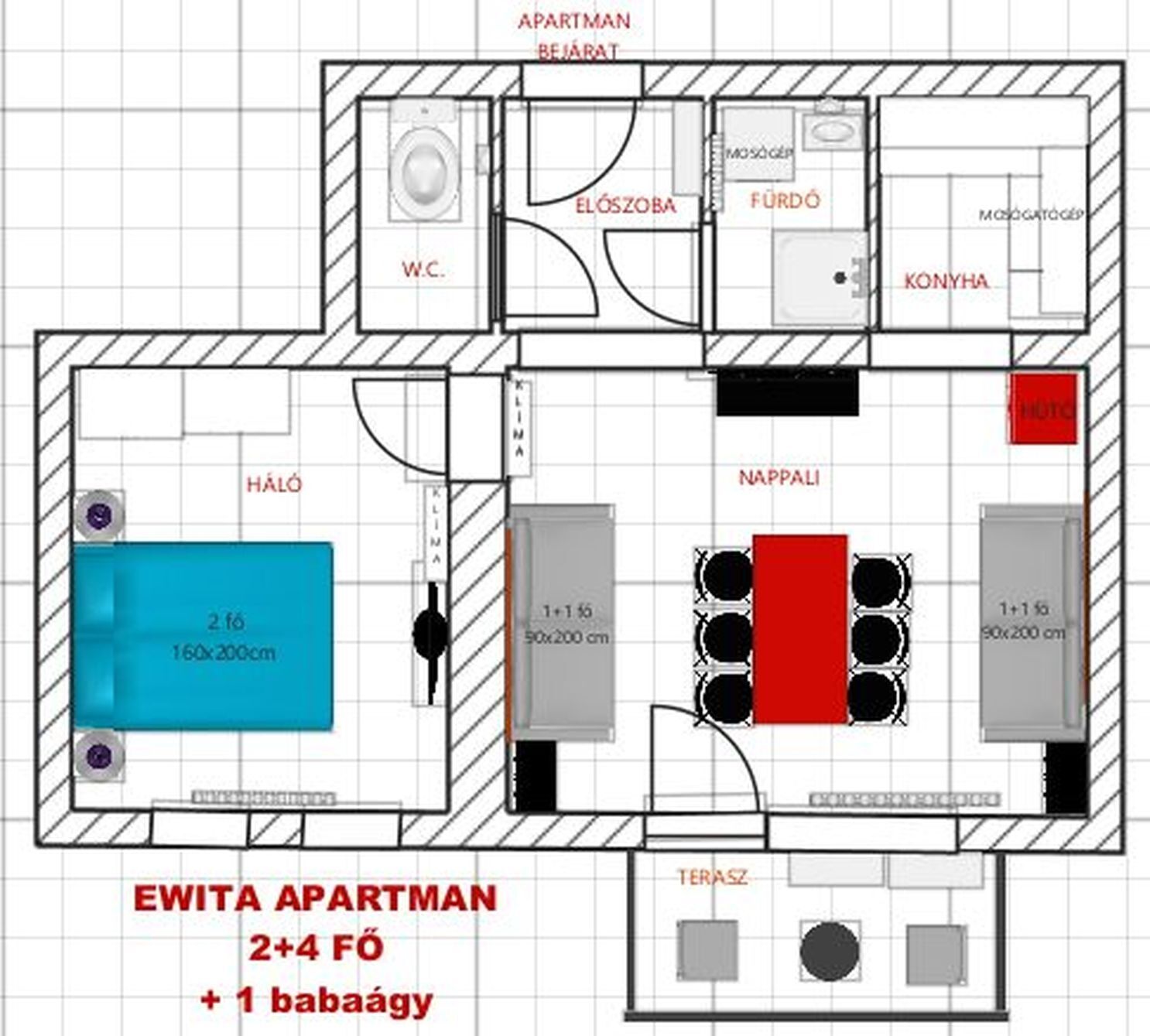 EWITA Családi Apartman Hajdúszoboszló