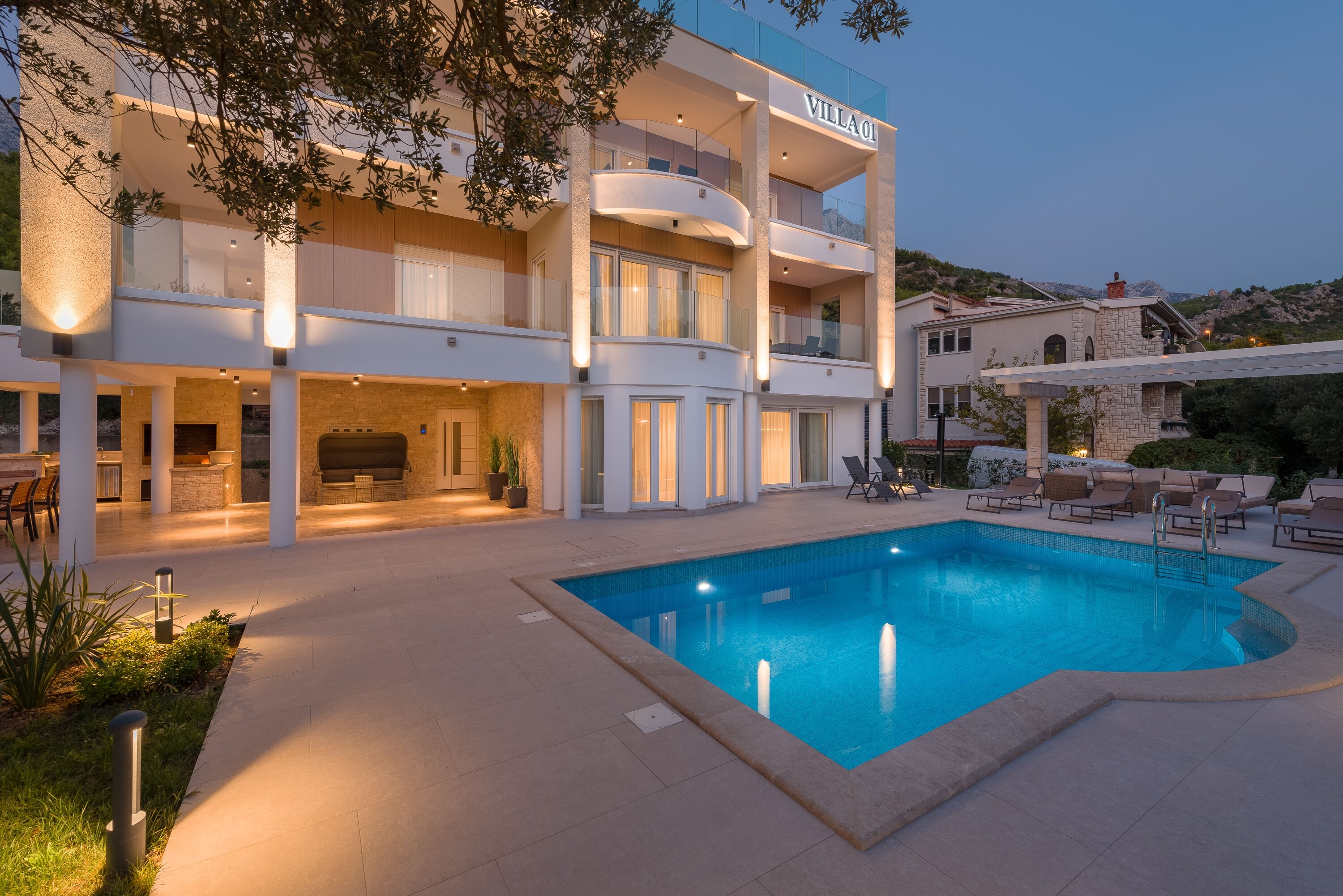 Apartmanok Medencével Promajna, Makarska - 19144 Promajna