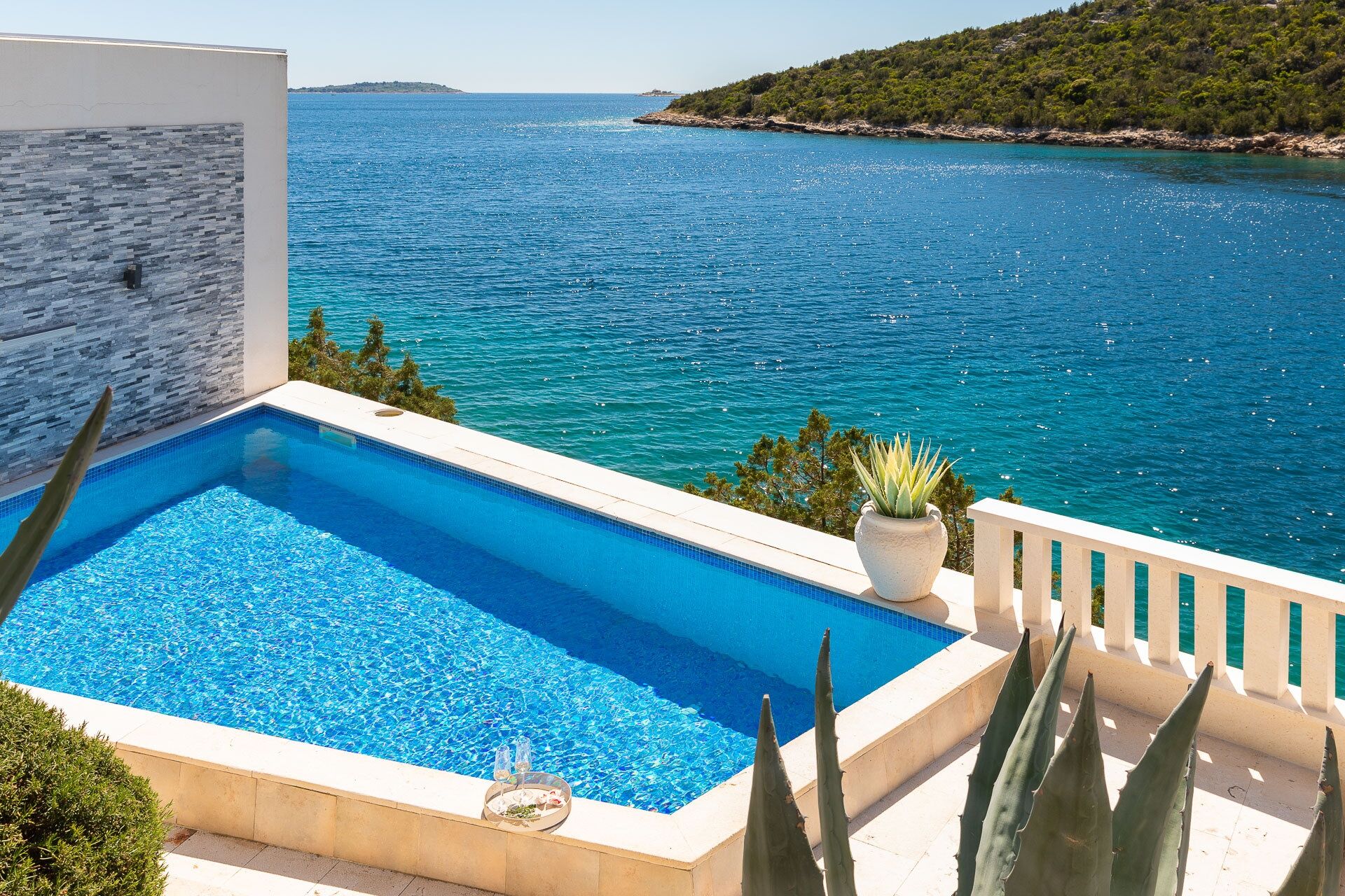 Luxusvilla A Tenger Mellett Medencével Öböl Ljubljeva, Trogir - 19258 Ljubljeva