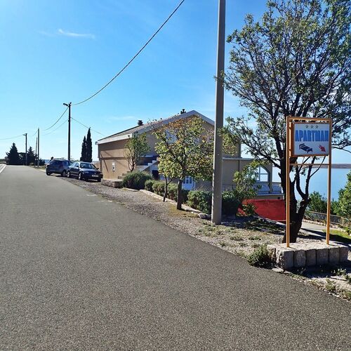 Apartment Jela-on the seafront Tribanj  2