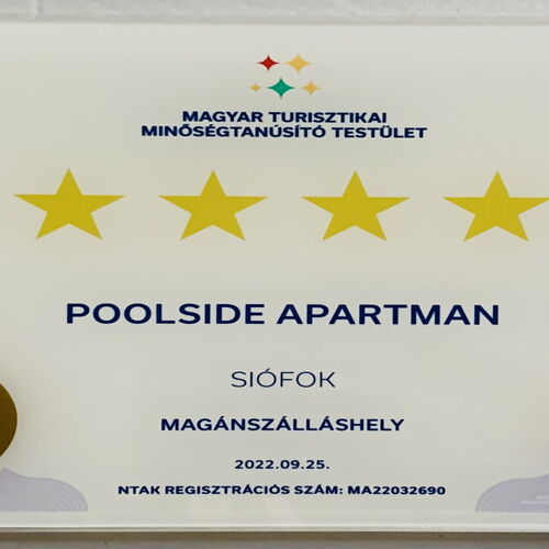 Poolside Apartman Siófok  2