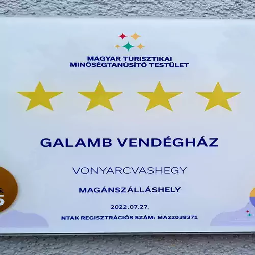 Galamb Vendégház Vonyarcvashegy 008 kép