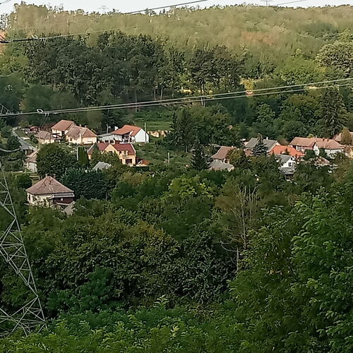 Zalaköszvényes madártávlatból.