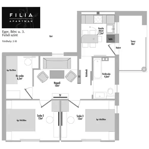 Filia Apartman Eger 014 kép