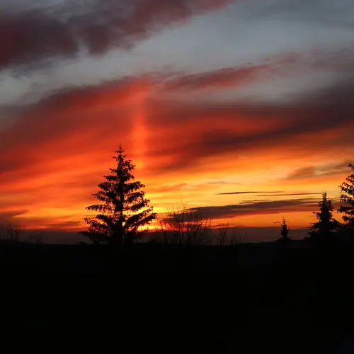 Naplemente a teraszr&oacute;l