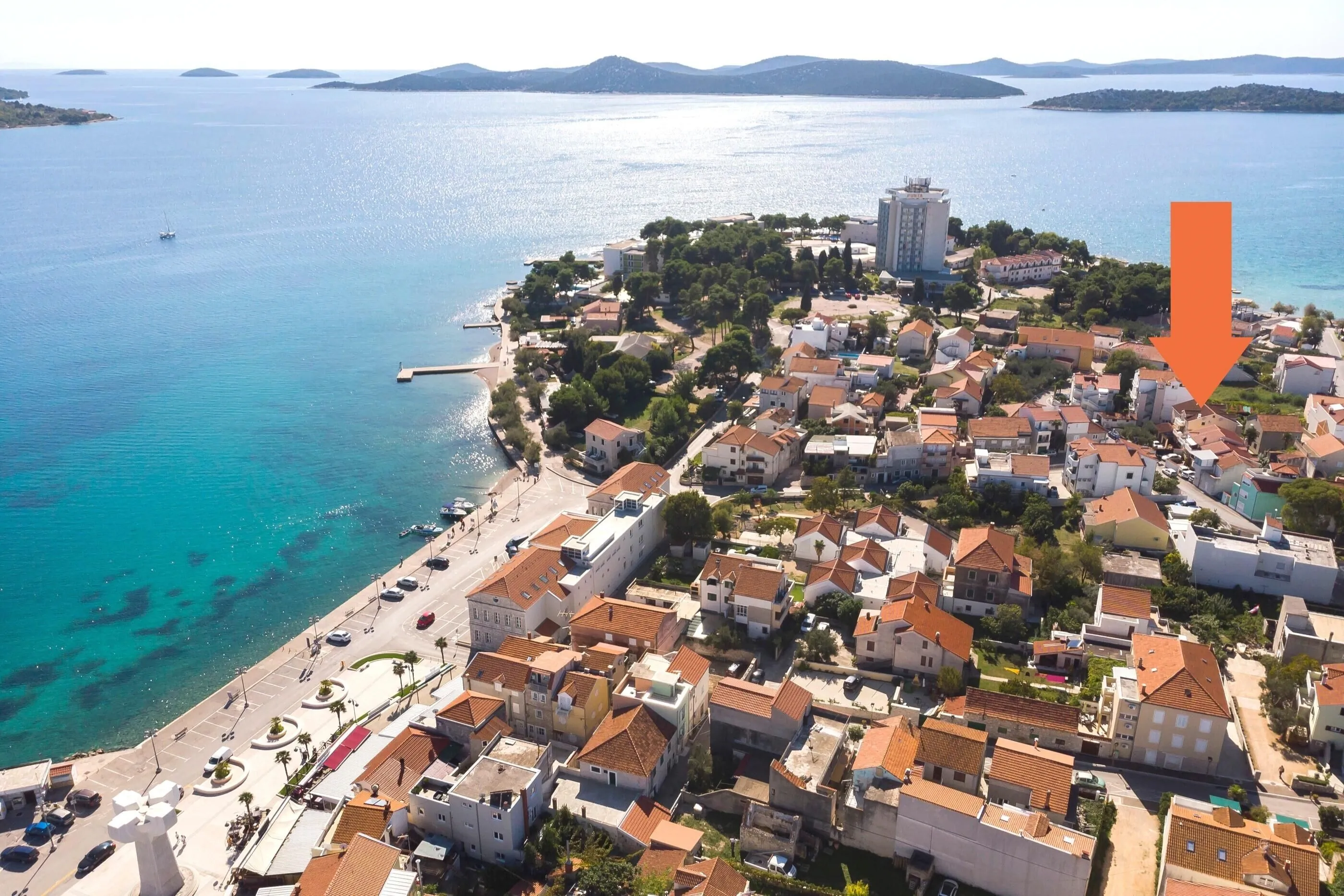 Apartment and Rooms Mrkovic Top Lokacija i Parking Vodice