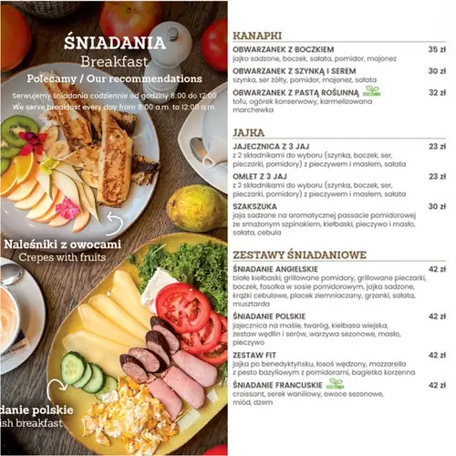 śniadania w naszej hotelowej restauracji Domingo